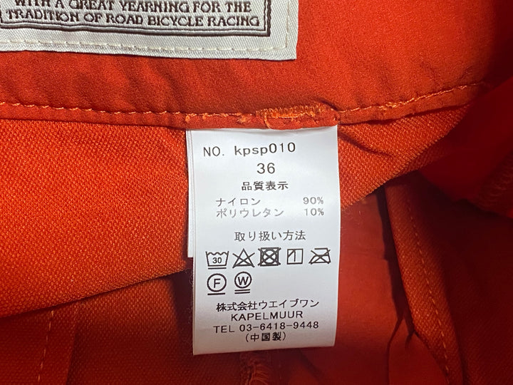 JO522 カペルミュール KAPELMUUR サイクルパンツ ショート オレンジ レディース 36 未使用