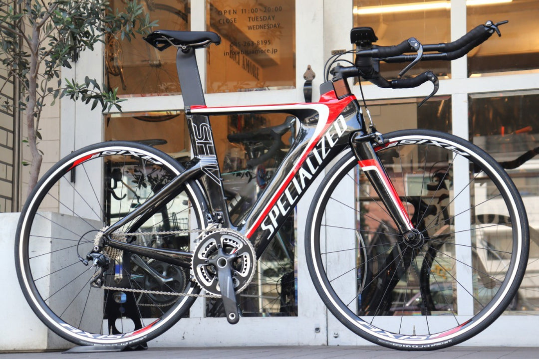 スペシャライズド SPECIALIZED シヴ SHIV EXPERT 2015モデル Sサイズ シマノ アルテグラ 6800 11S カーボン トライアスロンバイク 【横浜店】