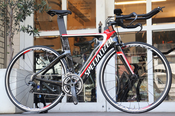 スペシャライズド SPECIALIZED シヴ SHIV EXPERT 2015モデル Sサイズ シマノ アルテグラ 6800 11S カーボン トライアスロンバイク 【横浜店】