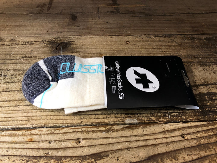 JQ168 アソス assos earlywinterSocks S7 サイクルソックス 白 2