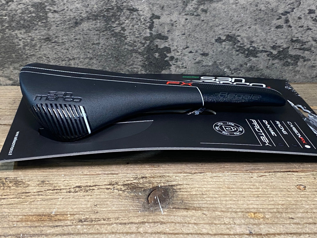 JR318 サンマルコ san marco CONCOR CARBON FX PROTEK サドル 黒 WIDE CARBON レール