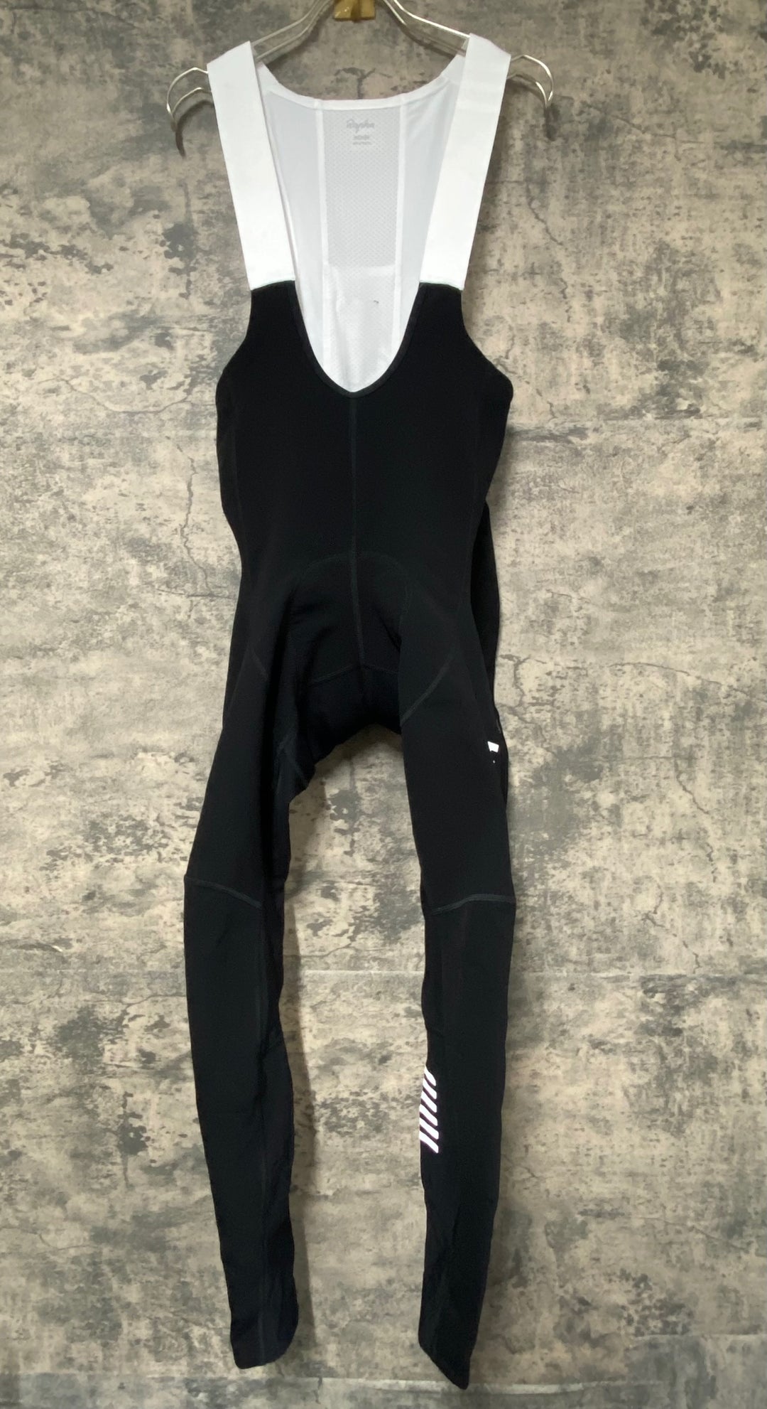 KF226 ラファ Rapha PRO TEAM WINTER TIGHTS WITH PAD Ⅱ ビブタイツ 黒 M 裏起毛