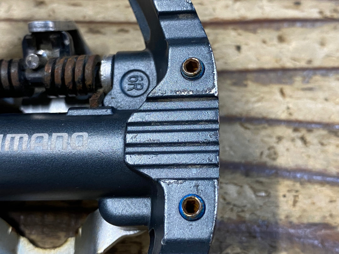 JQ399 シマノ SHIMANO PD-EH500 ビンディングペダル SPD 片面フラット ※錆