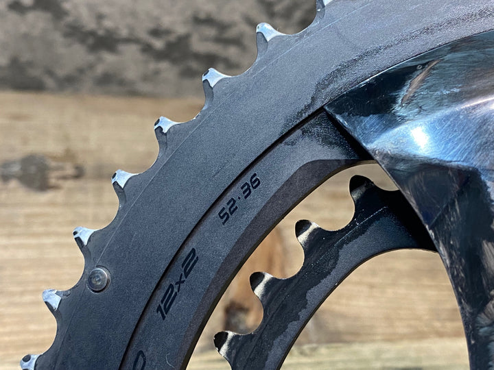 JG905 カンパニョーロ CAMPAGNOLO レコード RECORD 12s RD19-RE12062 クランクセット 52/36T 170mm ※ベアリング錆