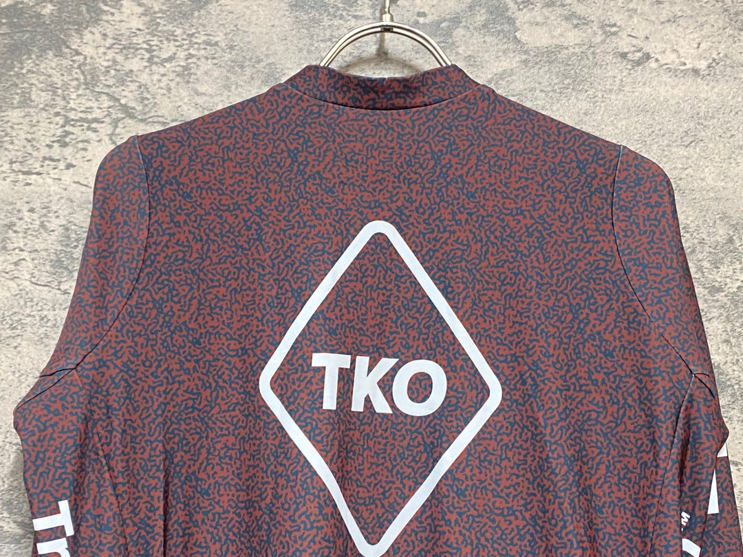 KB879 パスノーマルスタジオ PAS NORMAL STUDIOS T.K.O. Mechanism Long Sleeve Jersey - Transmission 23AW 長袖 サイクルジャージ 赤 M 裏起毛