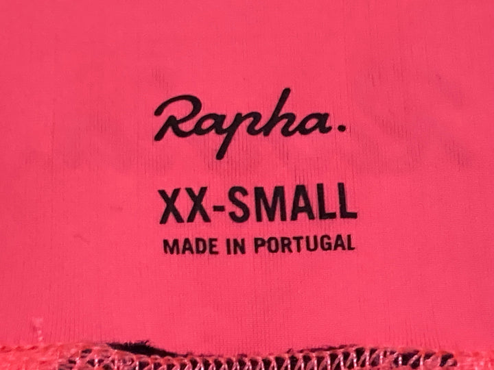 JE272 ラファ Rapha SOUPLESSE WINTER TIGHTS WITH PAD ビブタイツ ブラック ピンク レディース XXS