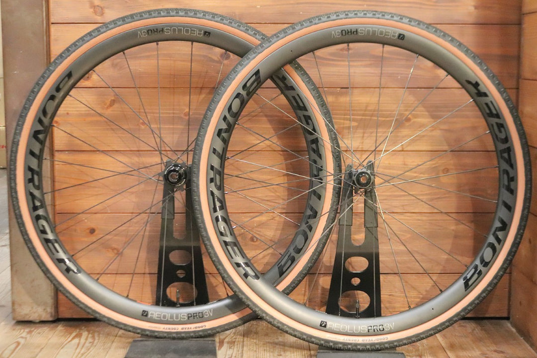 ボントレガー BONTRAGER アイオロス AEOLUS PRO 3V シマノ 12/11S クリンチャー チューブレスレディ カーボン ホイールセット 【東京南麻布店】