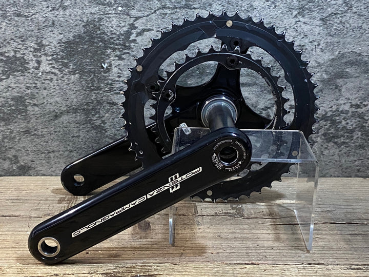 JQ273 カンパニョーロ CAMPAGNOLO POTENZA クランクセット パワートルク 50/34T 2x11s 172.5mm 黒