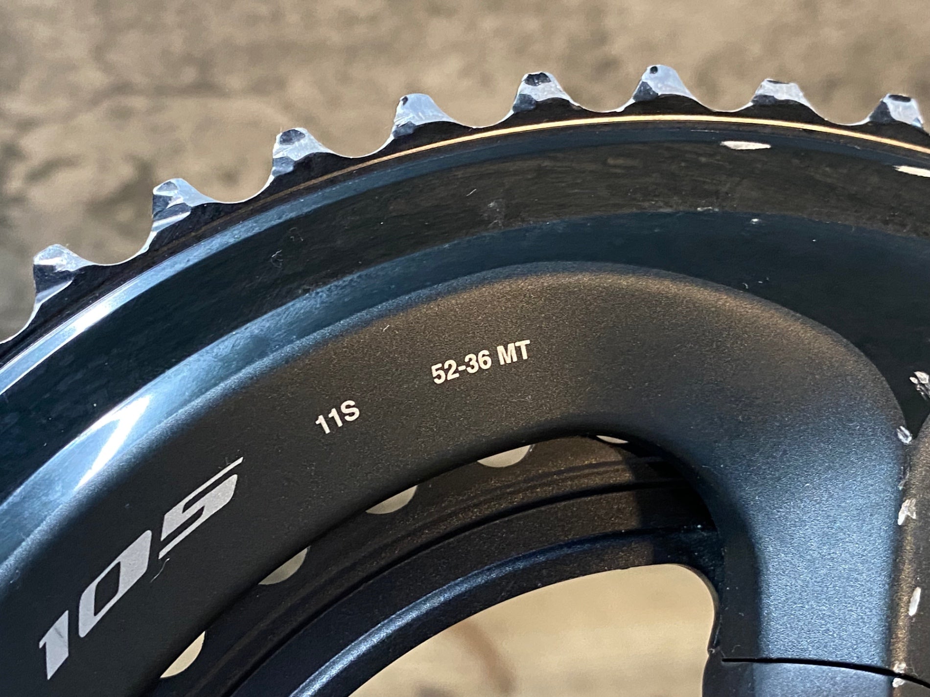 JO395 シマノ SHIMANO 105 FC-R7000 クランクセット 50/34T 160mm