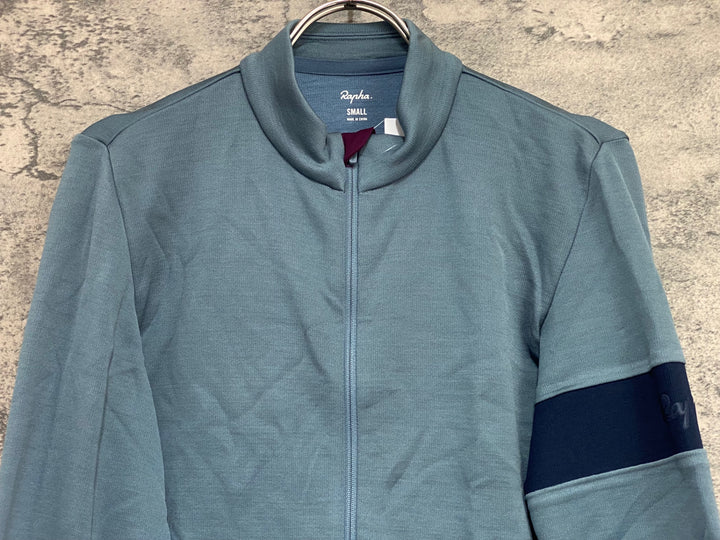 KM405 ラファ Rapha CLASSIC LONG SLEEVE JERSEY Ⅱ 長袖 サイクルジャージ 水色 S