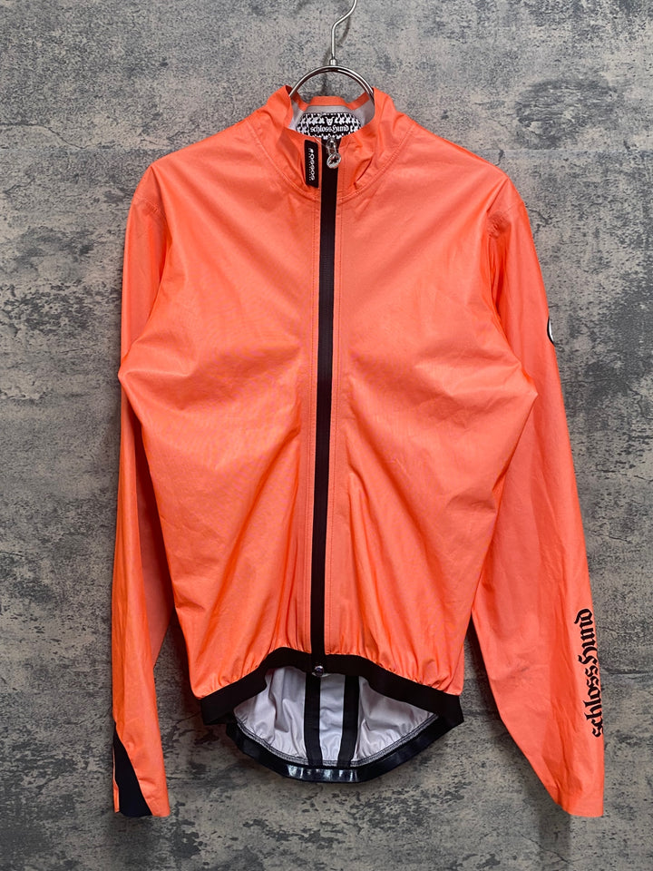 JX337 アソス ASSOS EQUIPE RS schlosshund Rain Jacket EVO 長袖 レインジャケット オレンジ M