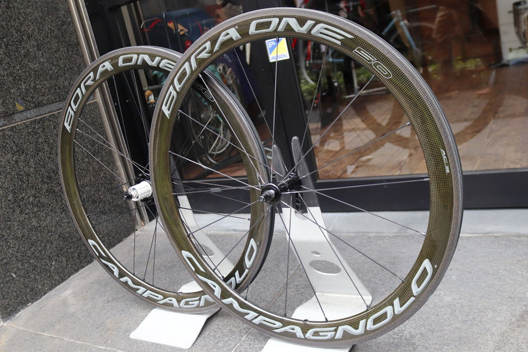 カンパニョーロ Campagnolo ボーラワン BORA ONE 50 AC3 カーボン クリンチャー ホイールセット シマノ11/12S 【東京南麻布店】