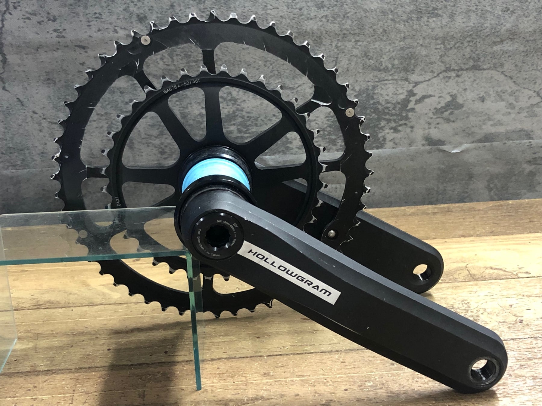 JR073 ホログラム HOLLOWGRAM スパイダー クランクセット 52/36T 170mm