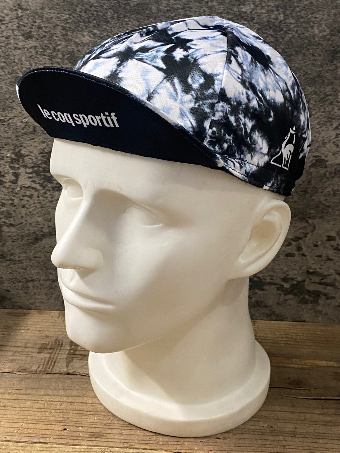 KK699 ルコックスポルティフ le coq sportif CHARI＆CO サイクルキャップ 白黒 F
