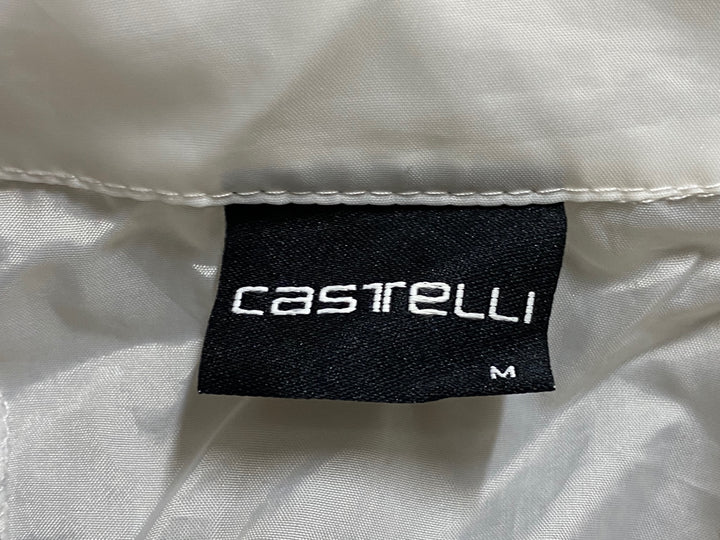 JP485 カステリ CASTELLI 長袖 ウインドブレイカー 白 M