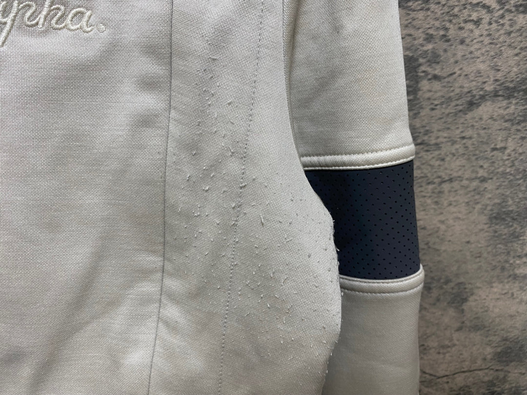 JZ509 ラファ RAPHA MEN’S CLASSIC WINTER JERSEY 長袖 サイクルジャージ S 白