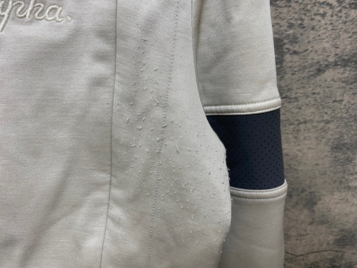 JZ509 ラファ RAPHA MEN’S CLASSIC WINTER JERSEY 長袖 サイクルジャージ S 白