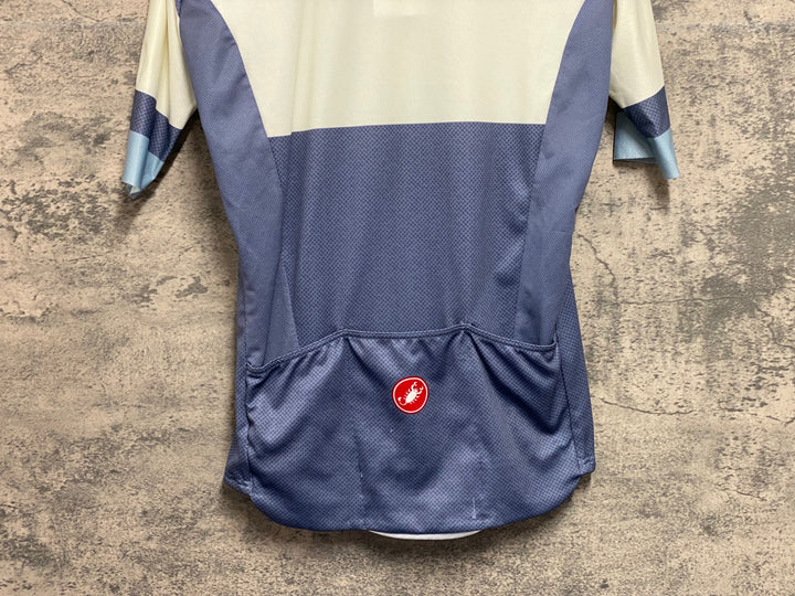 JV206 カステリ CASTELLI 半袖 サイクルジャージ 白 S