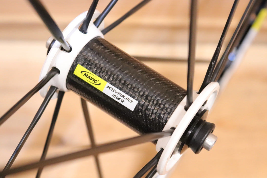 マヴィック MAVIC キシリウム KSYRIUM SR シマノ 11S/12S 15C アルミ クリンチャー カーボンスポーク リムブレーキ ロードバイク ホイールセット 【広島店】