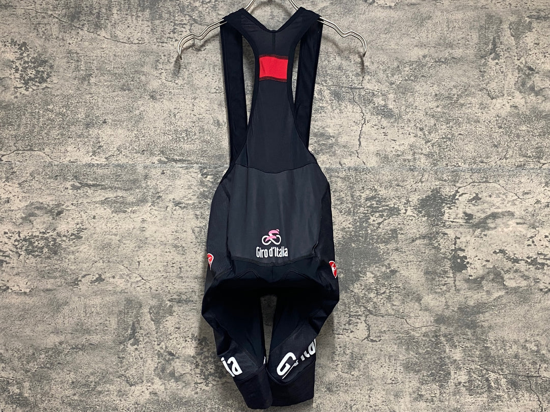 JX910 カステリ CASTELLI STELVIO JERSEY GIRO D ITALIA 半袖/ビブパンツ サイクルジャージ上下セット 黒 XL