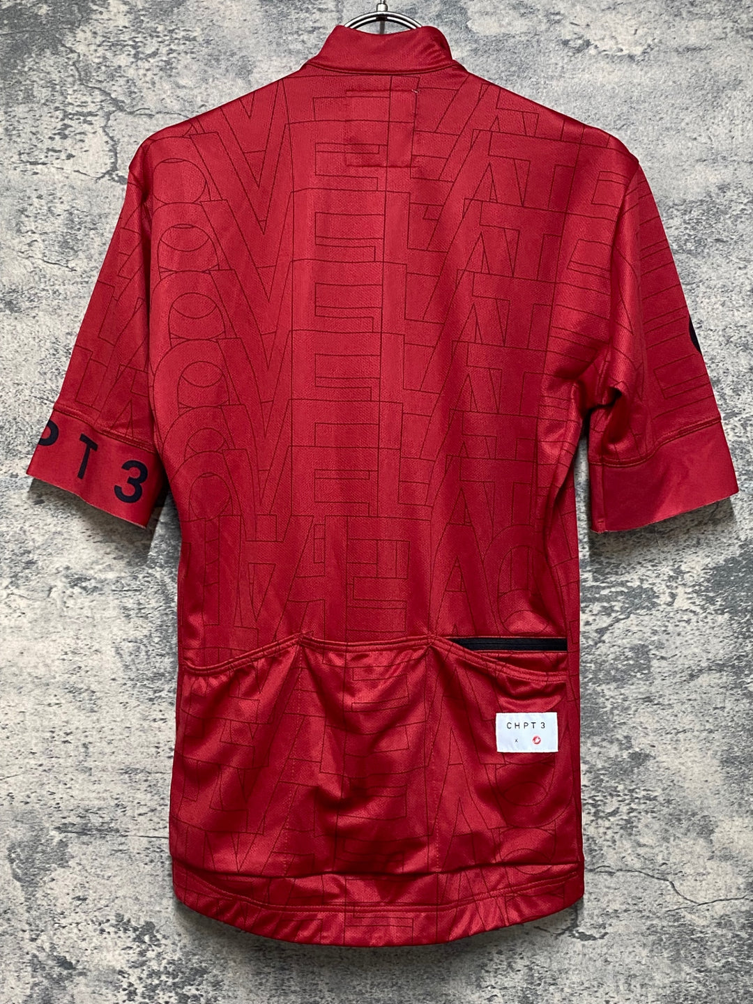 KF192 CHPT3×CASTELLI 半袖 サイクルジャージ 赤 M