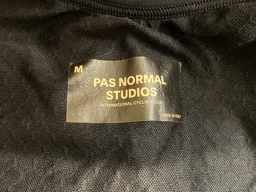 KB861 パスノーマルスタジオ PAS NORMAL STUDIOS ビブタイツ ネイビー 裏起毛 M パッド無し