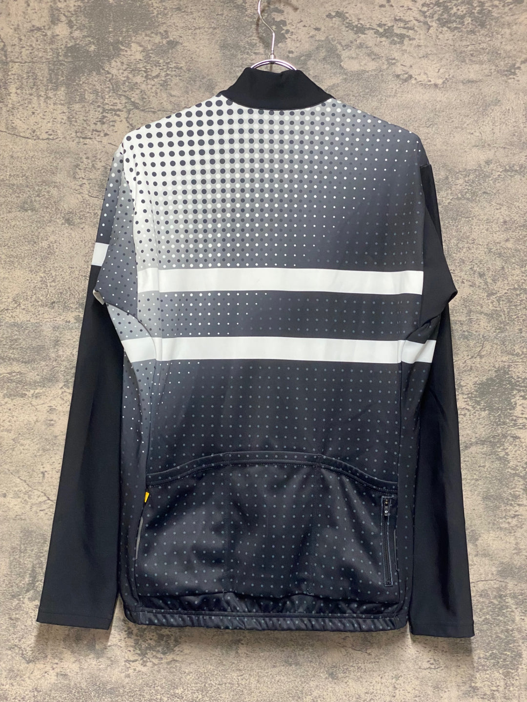 JZ253 パールイズミ PEARL iZUMi BASIC FIT 長袖 サイクルジャージ 黒 白 L 裏起毛
