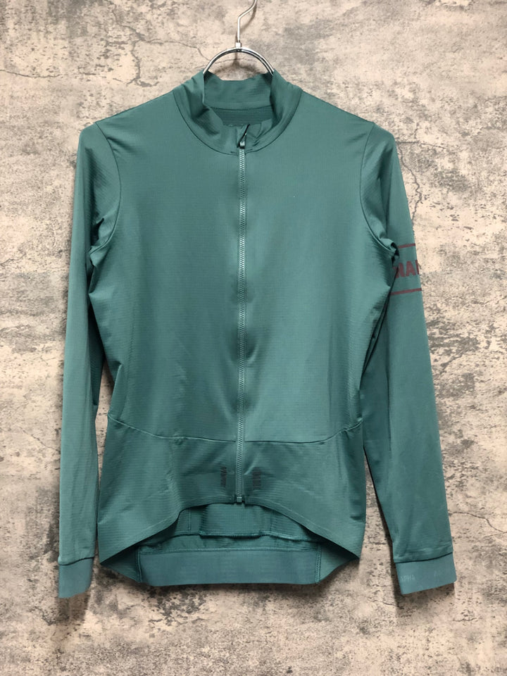 JD886 ラファ Rapha PRO TEAM LONG SLEEVE JERSEY 長袖 サイクルジャージ ターコイズ S