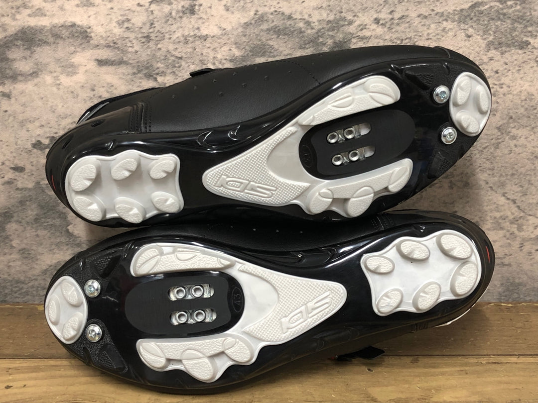 JU615 シディ SIDI SCARPE MTB DOMINATOR 7 MEGA ビンディングシューズ SPD 黒 EU43 未使用品