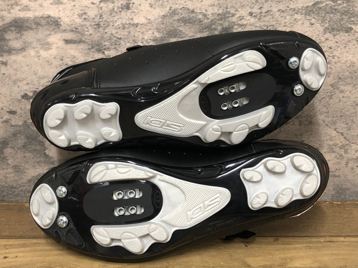 JU615 シディ SIDI SCARPE MTB DOMINATOR 7 MEGA ビンディングシューズ SPD 黒 EU43 未使用品