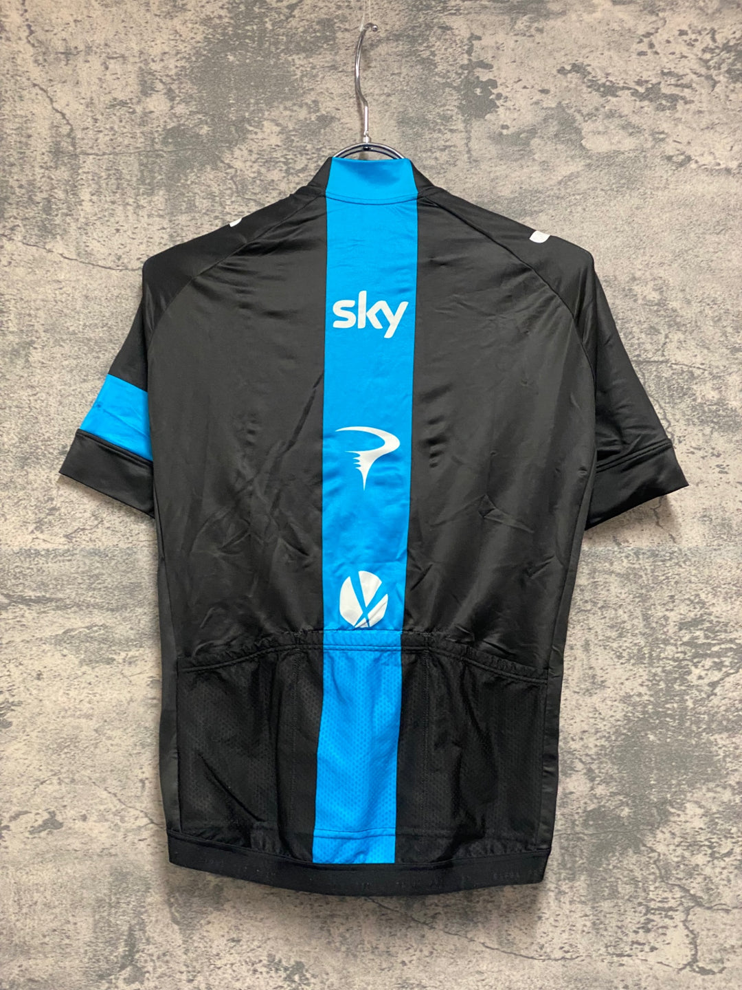 JV188 ラファ Rapha PRO TEAM JERSEY TEAM SKY 長袖 サイクルジャージ 黒 XS