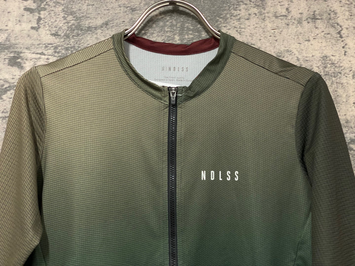 JZ318 エンドレス NDLSS 半袖 サイクルジャージ 緑 L