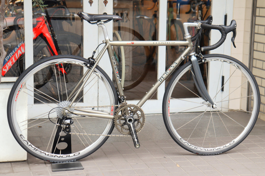 LUA595 デローザ DE ROSA チタニオ TITANIO カンパニョーロ コーラス 11S チタン ロードバイク 【横浜店】