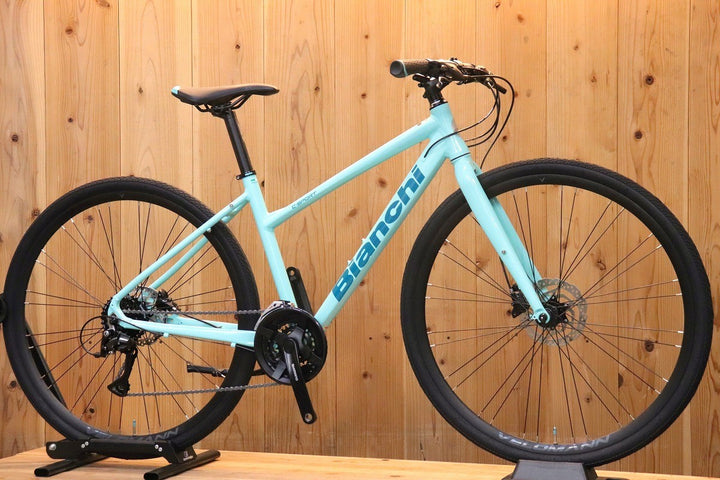 ビアンキ BIANCHI C SPORT 2 DISC 2023年モデル 43サイズ シマノ アセラ MIX 8S アルミ クロスバイク 【芦屋店】