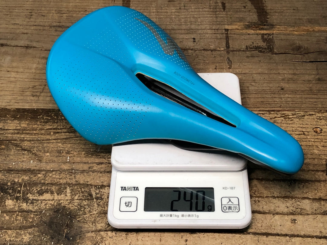 JF086 スペシャライズド SPECIALIZED パワー POWER ARC サドル ターコイズ Hollow Ti レール 155mm