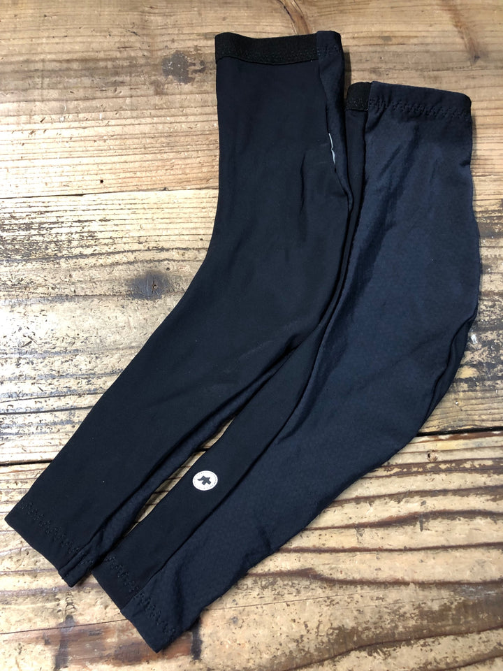 JQ971 アソス ASSOS アームカバー 黒 Ⅰ 裏起毛