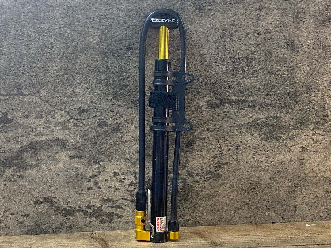 JM618 レザイン LEZYNE MICRO FLOOR DRIVE HP 空気入れ ポンプ 黒 ※ガリ傷