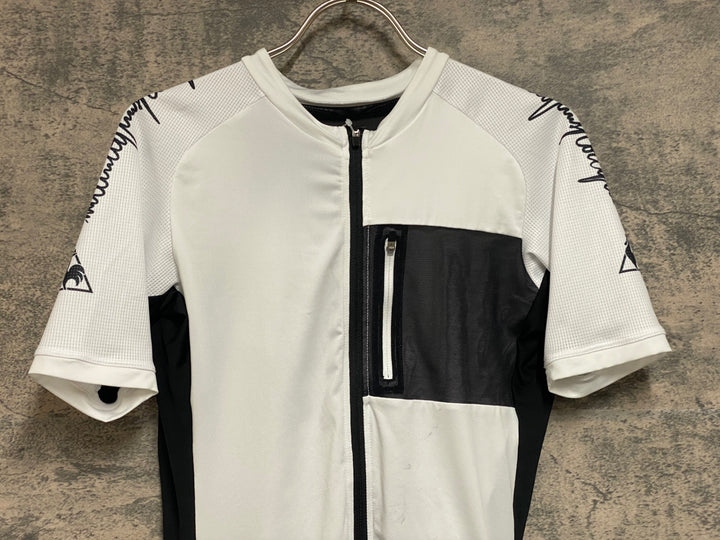 JP152 ルコックスポルティフ le coq sportif 半袖 サイクルジャージ 白 M
