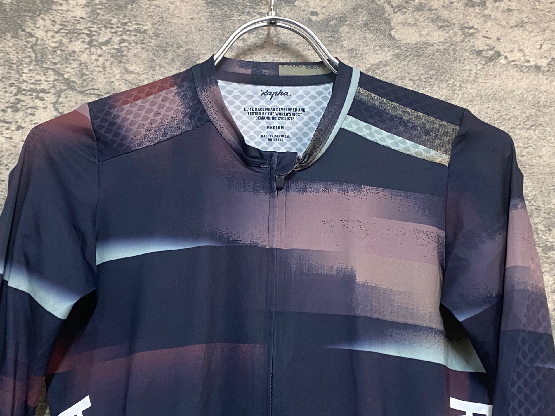 KR261 ラファ Rapha PT AERO JERSEY 半袖 サイクルジャージ 紺 M