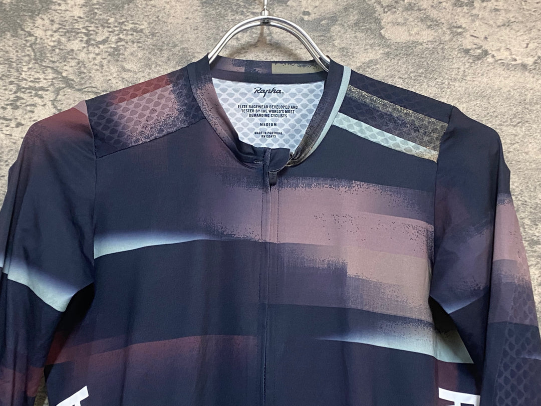 KR261 ラファ Rapha PT AERO JERSEY 半袖 サイクルジャージ 紺 M