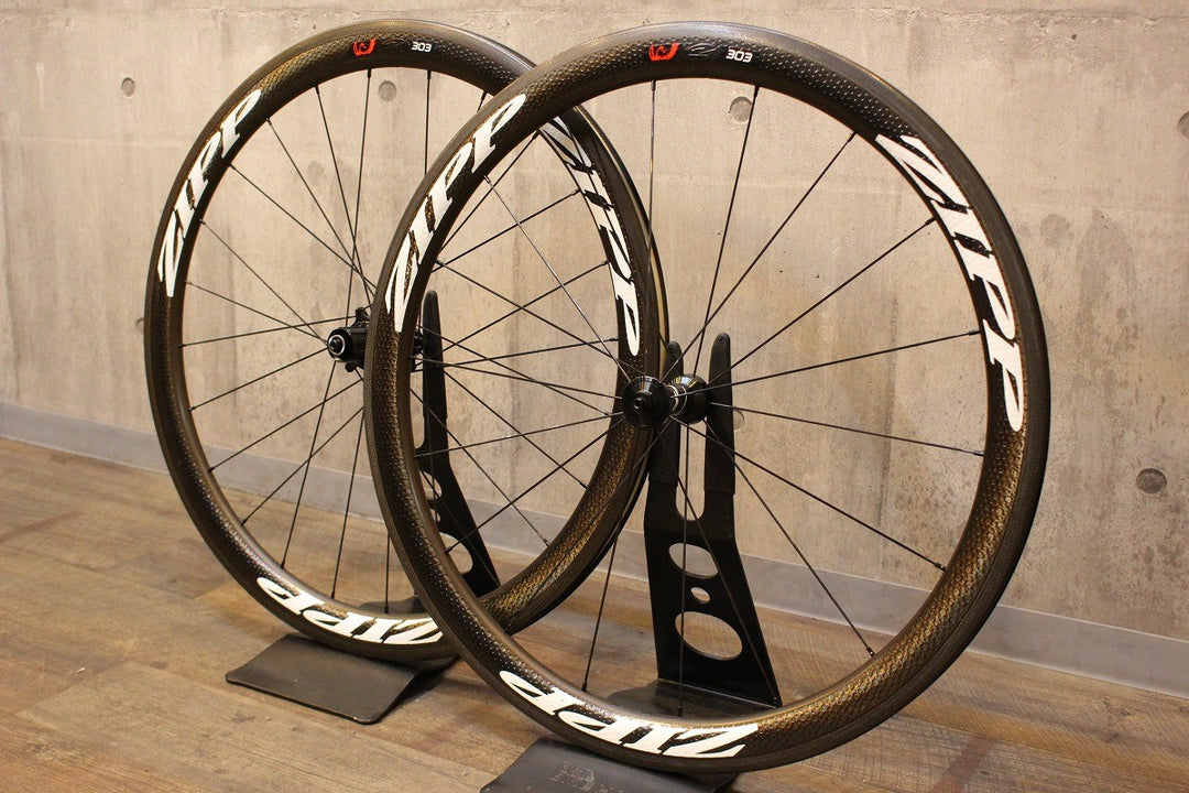 ジップ ZIPP 303 FIRECREST カーボン クリンチャー ホイールセット シマノ 11/12S ワイドリム 17C 【名古屋店】