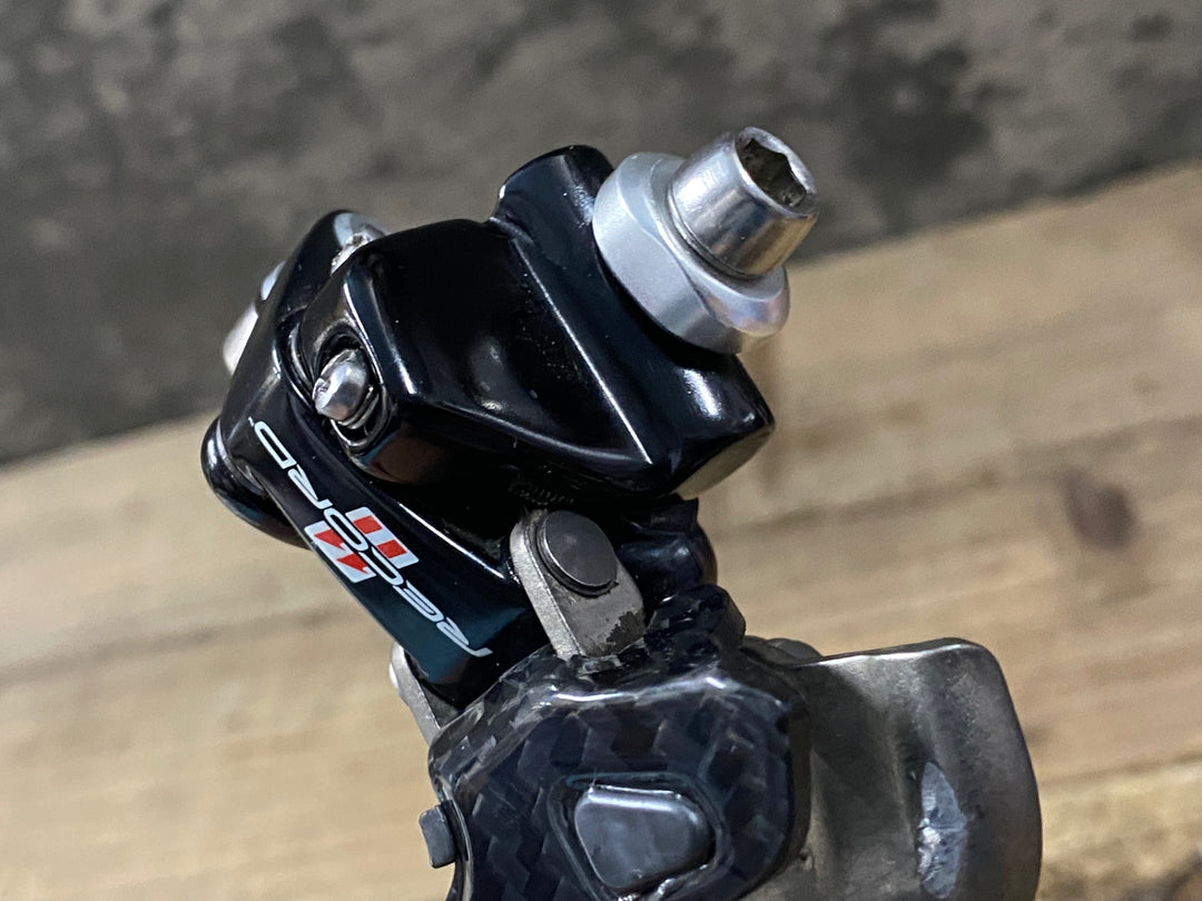 KP563 カンパニョーロ CAMPAGNOLO レコード RECORD フロントディレイラー 2s 直付 ※ブリッジ部分の割れ切れの為ジャンク
