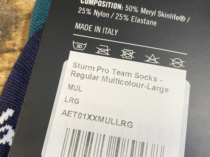 KC705 ラファ Rapha STURM PRO TEAM SOCKS REGULAR ソックス 黒 L 未使用