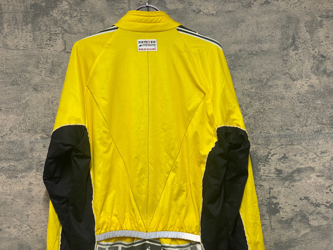 KE014 アソス ASSOS 長袖 サイクルジャケット 黄 L 裏起毛