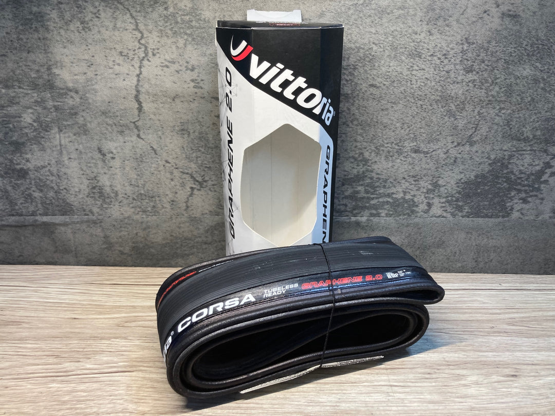 JK162 ヴィットリア vittoria コルサ CORSA GRAPHENE 2.0 チューブレスレディ タイヤ 700x25c 未使用