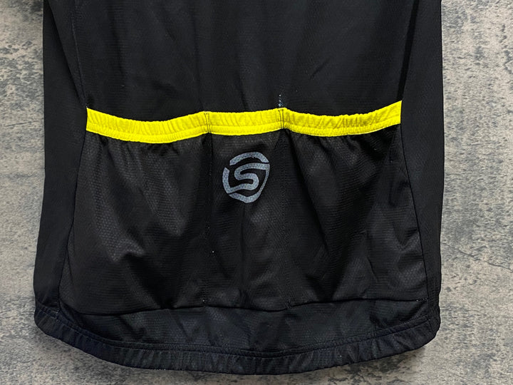 JS647 スキンズ SKINS 半袖 サイクルジャージ 黒 M