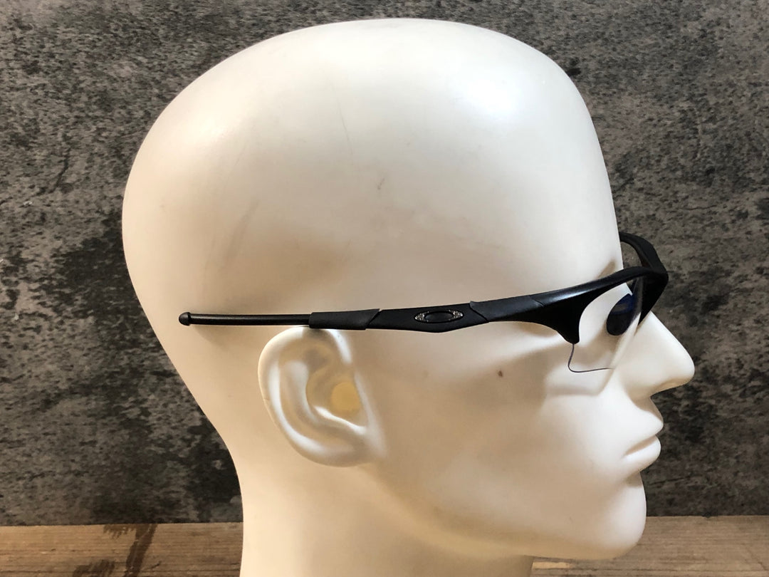 KB203 オークリー OAKLEY HALF JACKET サングラス アイウェア 黒 レンズ付属 ※レンズ小傷 イヤーソックス加工