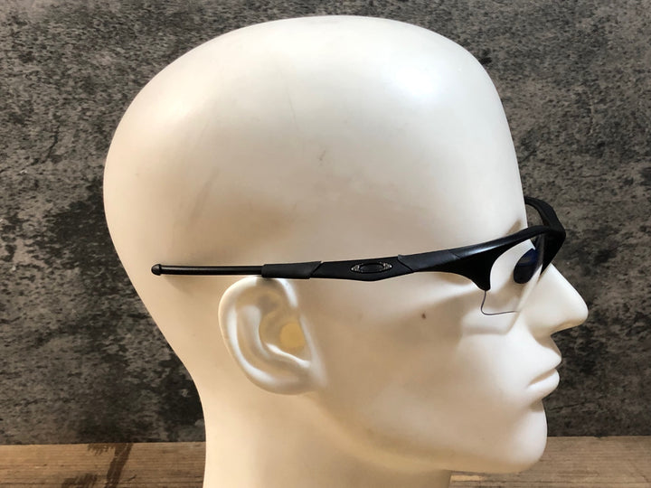 KB203 オークリー OAKLEY HALF JACKET サングラス アイウェア 黒 レンズ付属 ※レンズ小傷 イヤーソックス加工