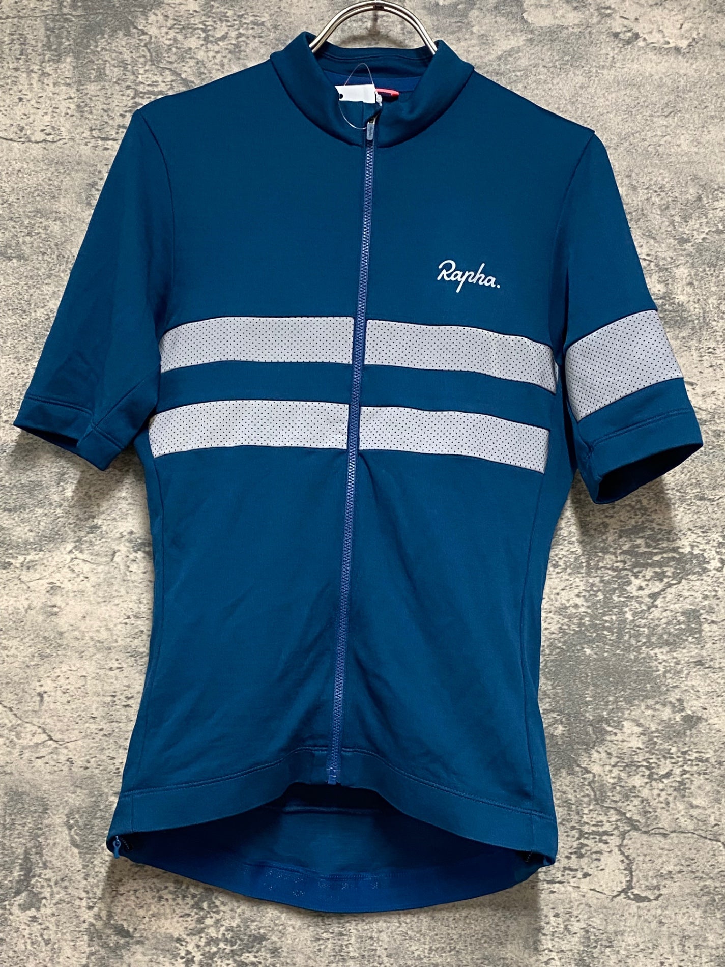 JQ804 ラファ Rapha 半袖 サイクルジャージ ターコイズブルー S ※タグ