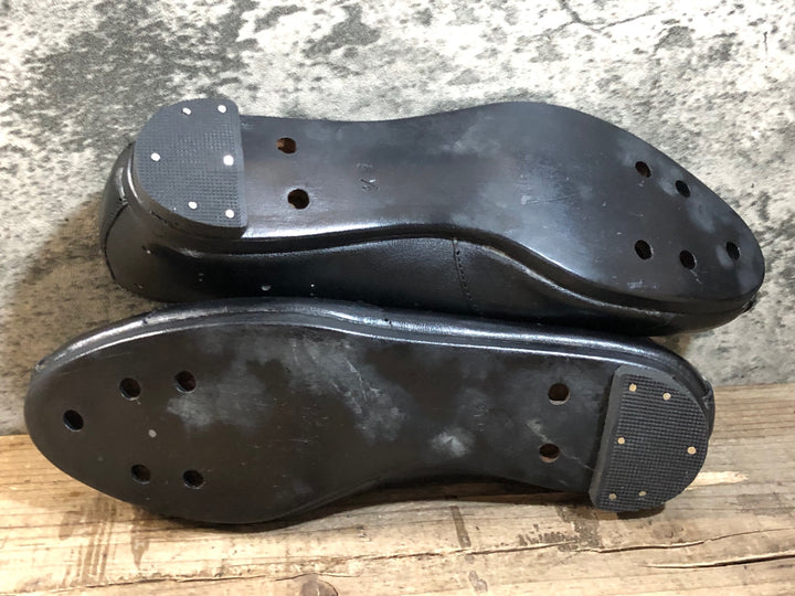 KJ375 フジタ FUJITA Racer SHOES ビンディングシューズ 黒 5 1/2 ビンテージ